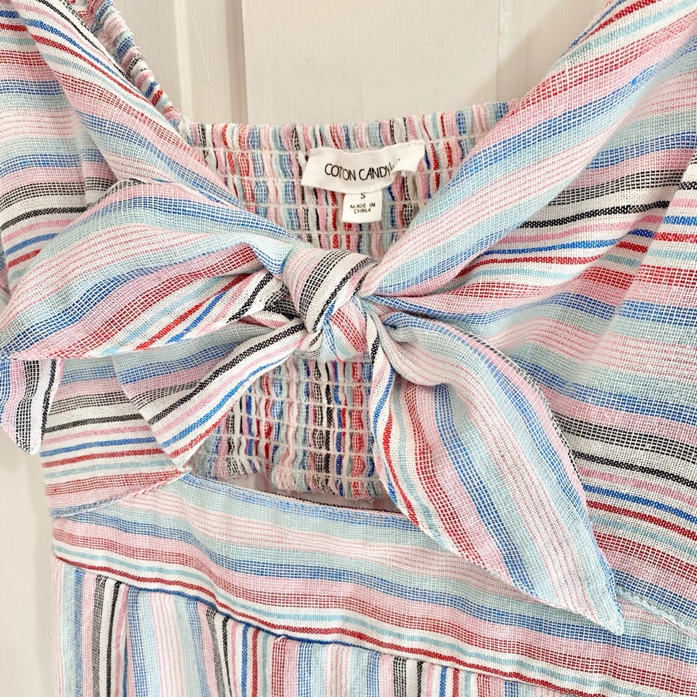 Vintage Inspired Cotton Candy Tie Dress- Sz. Small - Picture 11 of 16